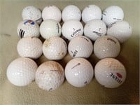 18 Used Golf Balls