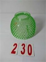 Green Glass Candle lid