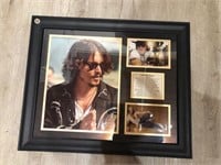 Johnny Depp 24x20" framed Filmography Rare