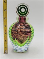 Vtg Art Glass Oversized Perfume Bottle Murano