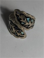 HECHNO EW 925 MEXICO ABALONE INLAY 925 STERLING SI