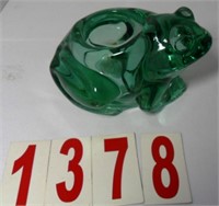 Indiana Glass #07138 Frog Votive Candle Holder