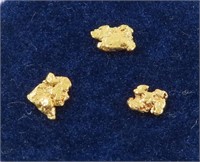 22KT ALASKA YUKON YELLOW GOLD NUGGETS 0.5 GRAMS