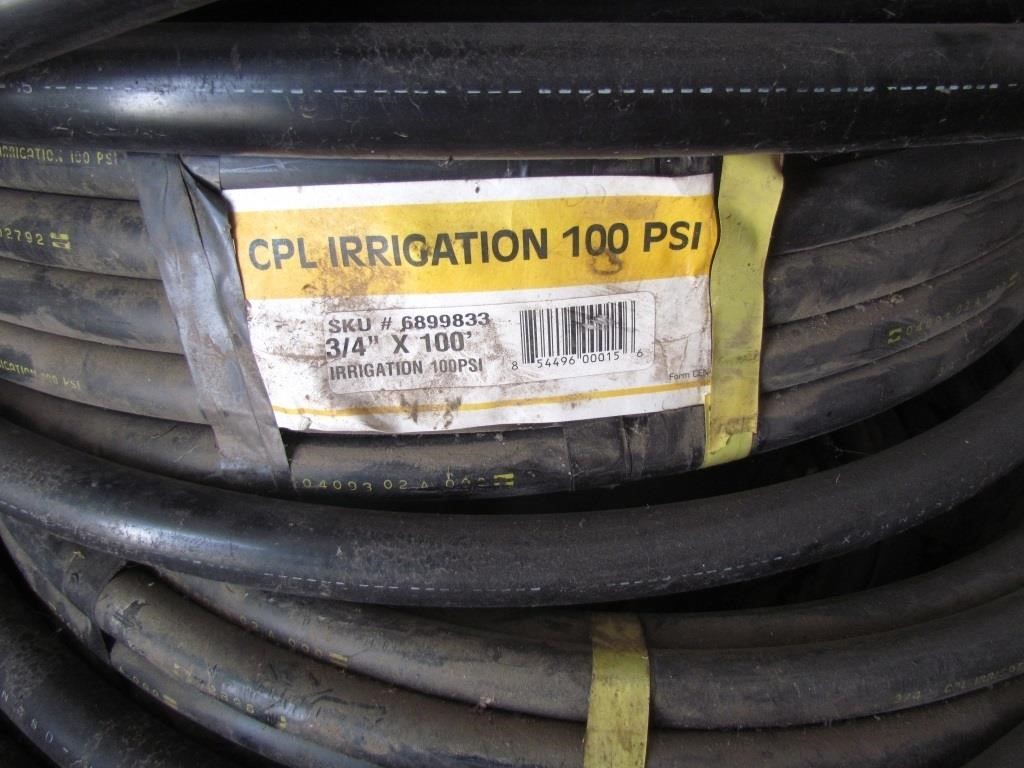 3/4 inch irrigation black pipe New  unkown amount