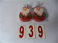 Sarah Santa Claus Candles - Set of 2