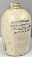 A.C. Strasburger Westminster MD Adv Stoneware Jug