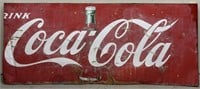 Coca-Cola Steel Sign 104” x 44” Advertising