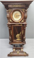 Gustav Becker Vienna Regulator Wall Clock