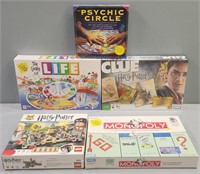 Sealed Board Games incl Harry Pottery Themed