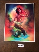 Mermaid art photo print see details as pictured