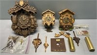 Cuckoo Clock Lot Collection as is