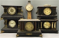 Antique Clocks Lot Collection as is