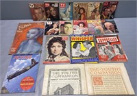 Vintage Magazine & TV Guide Lot Collection