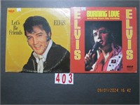 Elvis Burning Love & Lets Be Friends Albums