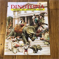 1994 Dinotopia Collector Cards Advertising Folder
