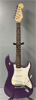 Purple Electric Guitar Musical Instrument