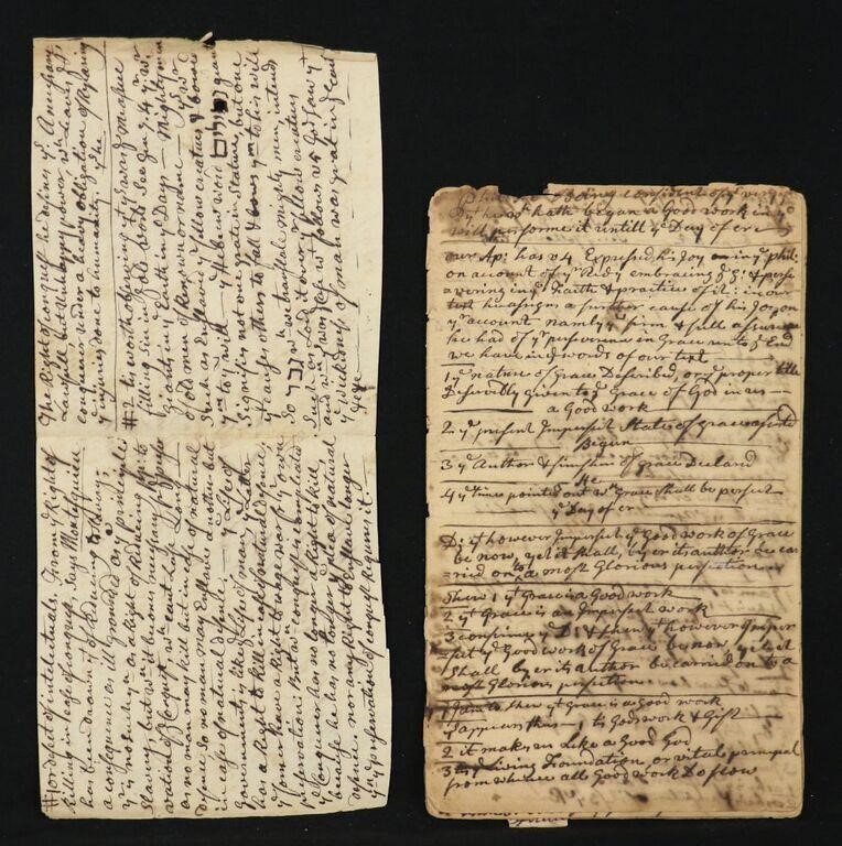 Noah Merrick, Autograph Manuscripts