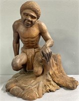 Figural Ethnographic Wood Carving