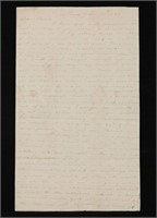 David Dixon Porter Letter, 1826