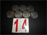 Lot of 7 - 1979 Kennedy Half Dollars