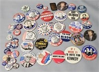 Political Button Pins Lot Collection