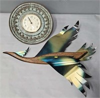Sessions Wall Clock & Masketeers Bird Plaque