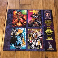 1993 Creators Universe Uncut Promo Comic Cards