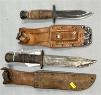 Military Knifes & Sheath incl Pal Fighting