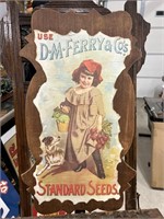 Vintage DM Ferry Seeds Sign