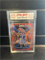 Immanuel Quickley Prizm Rookie Card Graded 10