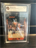 Michael Jordan 1990 SAMPLE Card Graded 10
