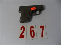 Dick Metal toy pistol - Missing on side of handle