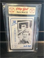 1979 Kentucky Wildcats Joe B. Hall Card Graded 10