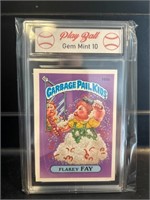 1986 Flakey Fay Grabage Pail Kids Card Graded 10