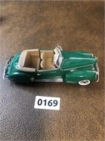 Die cast green convertible as pictured