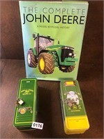 The John Deer History Book with 2 banks locks&keys