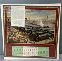 PRR’s Parade of Trains Calendar 1954
