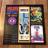 1993 Dark Horse Comics Uncut Promo Trading Card Ad