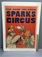 The Show You Know Sparks Circus Poster