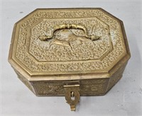 Repousse Brass Box