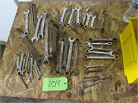 Mixed Wrenches various sizes