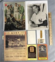 9 Joe DiMaggio Baseball Items inc. 7 Signed