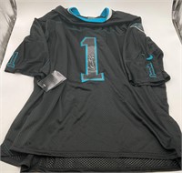 Cam Newton Autographed NFL Panthers #1 Jersey NWT