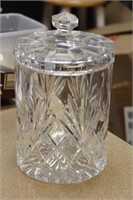 Cut Glass Jar