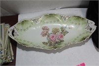 A German R.S. Prussia Two Handle Bowl
