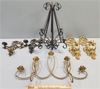 Wall Sconces & Candleholders Lot