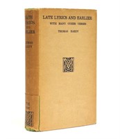 Thomas Hardy.  1st ed. Late Lyrics and Earlier