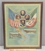 1919 Stern Patriotic WWI Print