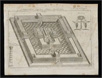 18th c. Engraving, Solomon's Temple