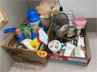 (2) Boxes Bathroom Items